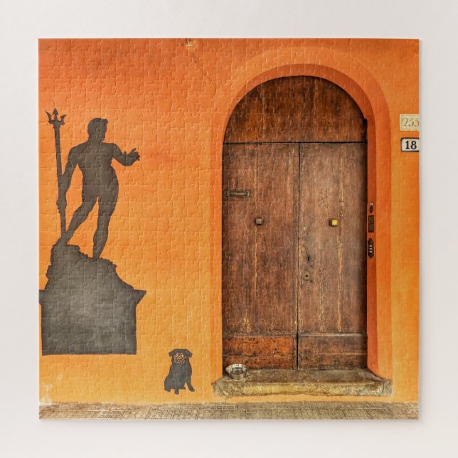 Puzzle Puerta de arte callejero italiana (Vertical)