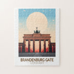 Puzzle Puerta de Brandeburgo Alemania Viaje al Vintage<br><div class="desc">Obra vectorial de la Puerta de Brandenburgo. Situada majestuosamente en el corazón de Berlín,  la Puerta de Brandenburgo es un emblemático monumento neoclásico que ha sido testigo de la tumultuosa historia de la ciudad y que ahora se erige como un poderoso símbolo de unidad y paz.</div>
