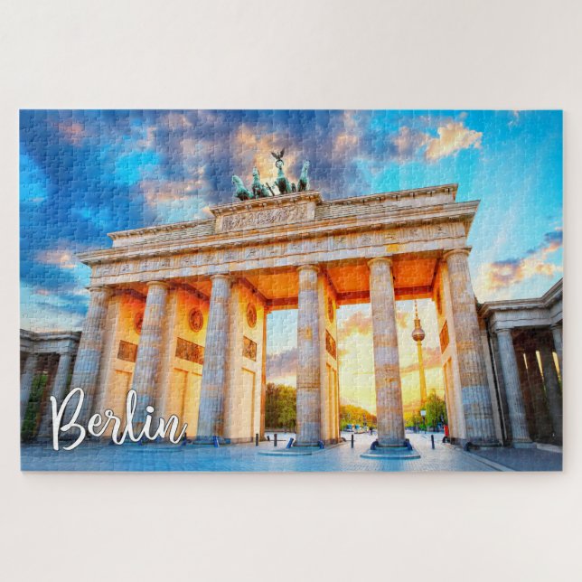 Puzzle Puerta de Brandeburgo, Berlín, Alemania (Horizontal)