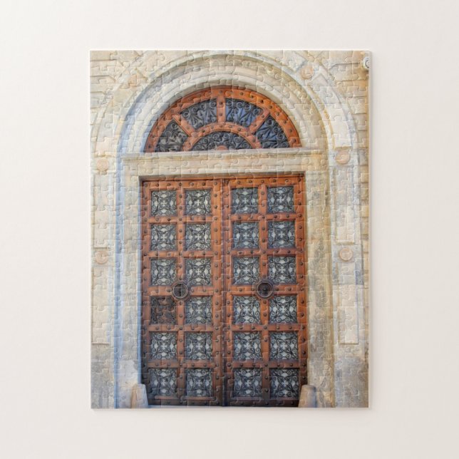 Puzzle Puerta de madera de Barcelona - 11x14 - 252 piezas (Vertical)