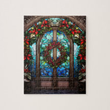 Puerta de vidrio manchado