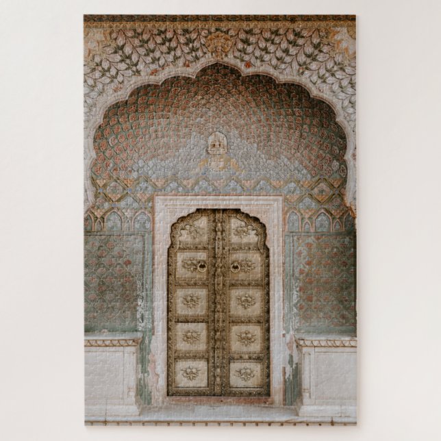 Puzzle Puerta del palacio de mosaicos de Jaipur India (Vertical)