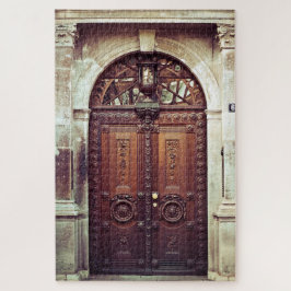 Puzzle Puerta del viejo mundo marrón