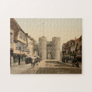 Puzzle Puerta Oeste, Canterbury, Kent, Inglaterra