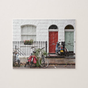 Puzzle Puerta Roja, Puerta Verde, Islington, Londres Rein