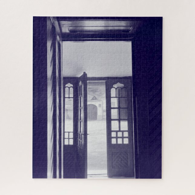 Puzzle Puertas azules (Vertical)
