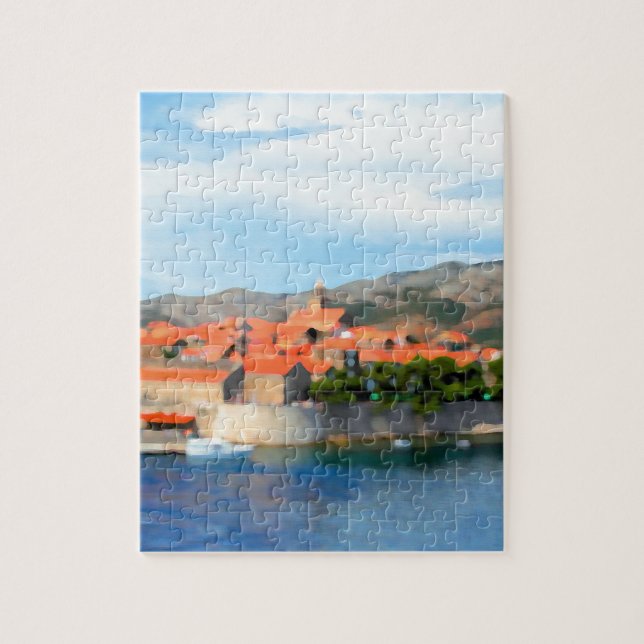 Puzzle Puerto de Croacia (Vertical)
