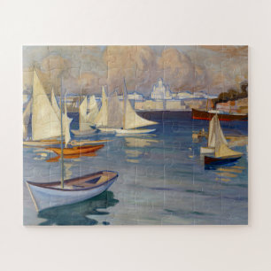 Puzzle Puerto de Helsinki, Albert Edelfelt
