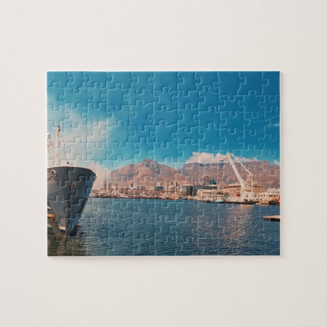 Puzzle Puerto de montaña de la Mesa de Ciudad del Cabo (Horizontal)