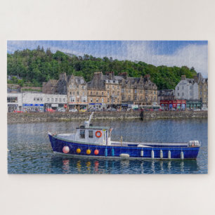 Puzzle Puerto de Oban Escocia Barco de Pesca Mar Océano V