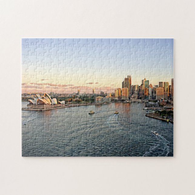 Puzzle Puerto de Sydney - Australia - 11x14 - 252 pcs (Horizontal)