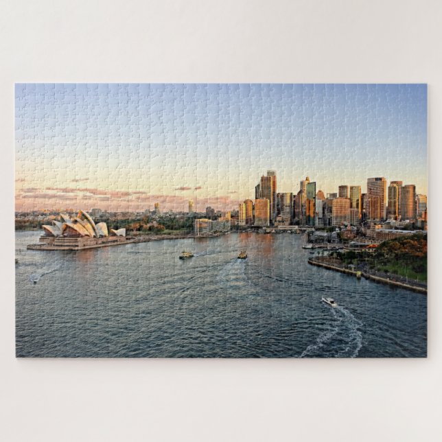 Puzzle Puerto de Sydney - Australia - 20x30 - 1014 PC (Horizontal)
