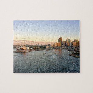 Puzzle Puerto de Sydney - teatro de la ópera - 8x10 - 11