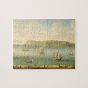 Puzzle Puerto Mahon, Minorca, 1730's (aceite en lona)