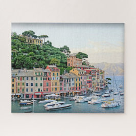 Puzzle Puerto Portofino - Verano en Italia - 16x20 pulgad