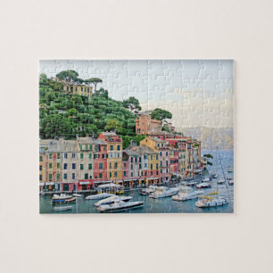 Puzzle Puerto Portofino - Verano en Italia - 8x10 pulgada