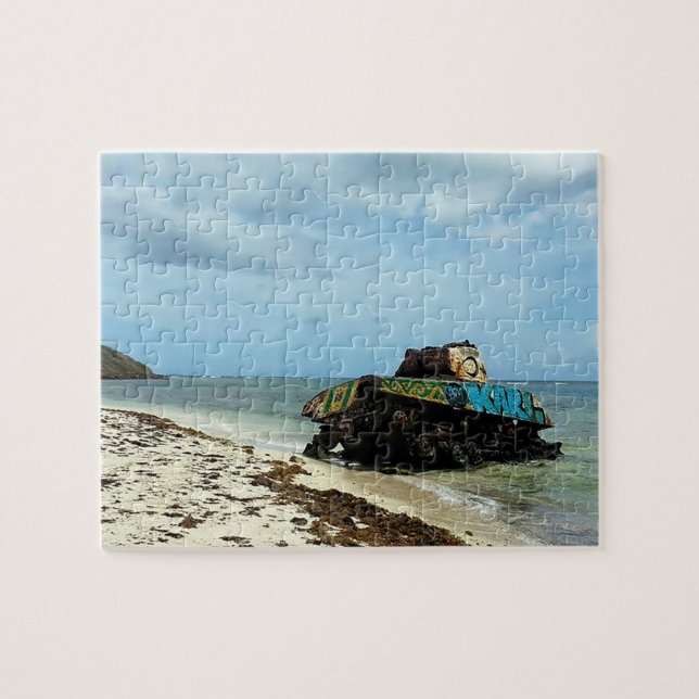 Puzzle Puerto Rico, Culebra, flamenco de Playa (Horizontal)