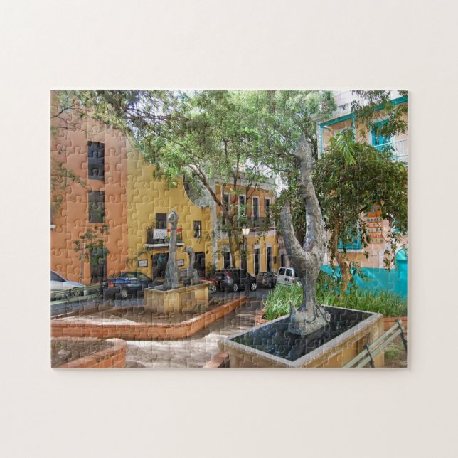 Puzzle Puerto Rico Pueblo Antiguo. (Horizontal)