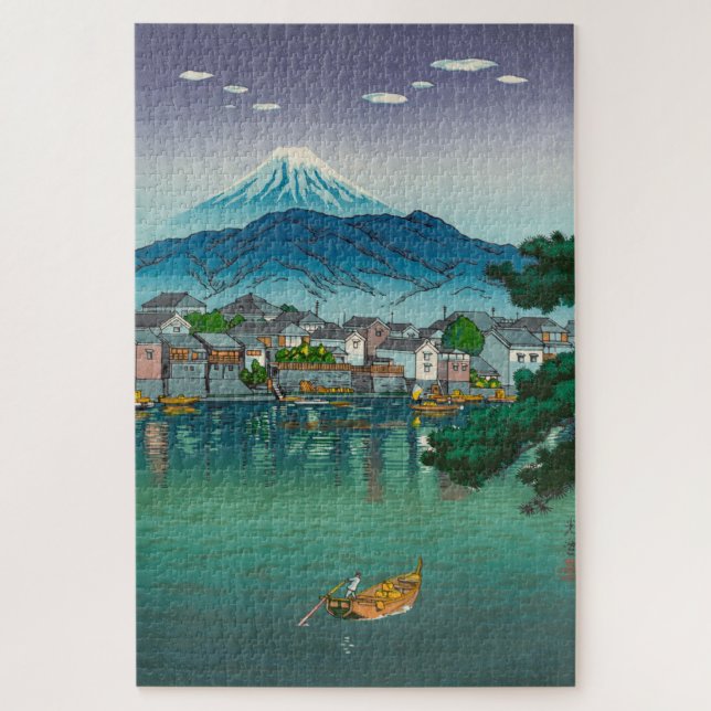 Puzzle Puerto Tokaido Numazu por Tsuchiya Koitsu (Vertical)