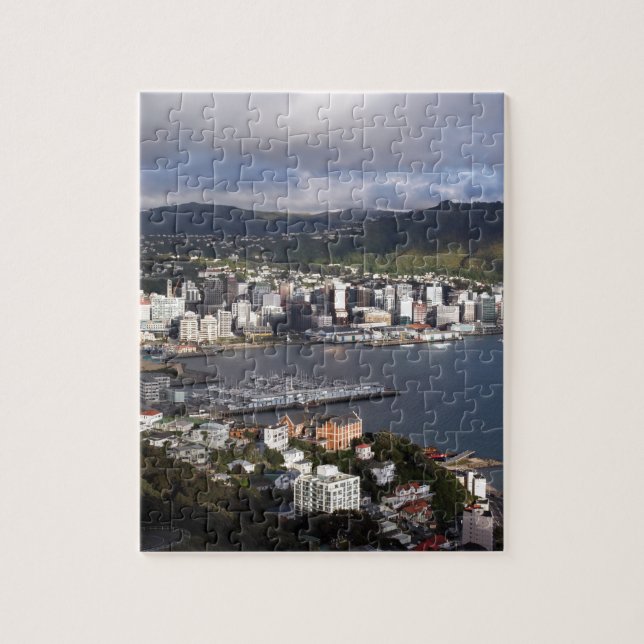 Puzzle Puerto Wellington, Nueva Zelandia (Vertical)