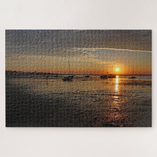 Puzzle Puesta de sol de Provincetown. (Horizontal)
