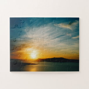 Puzzle Puesta de sol de Santorini, Grecia 30-pc
