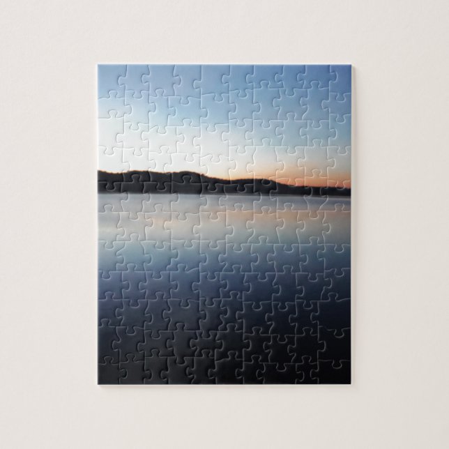 Puzzle Puesta de sol en el lago Arrowhead (Vertical)