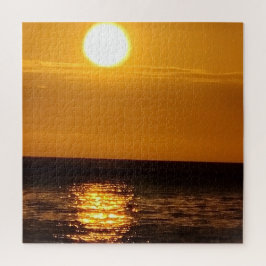 Puzzle Puesta de sol en el mar
