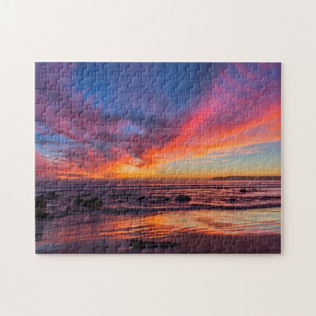 Puzzle Puesta de sol sobre el Pacífico desde Coronado 2 (Horizontal)