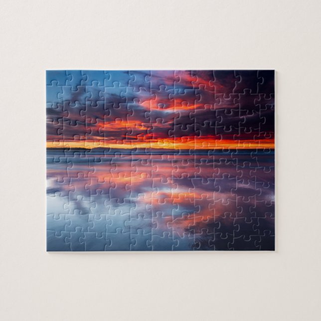 Puzzle Puesta de sol sobre las Islas del Canal, CA (Horizontal)