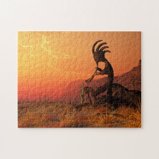 Puzzle Puesta del sol de Kokopelli (Horizontal)