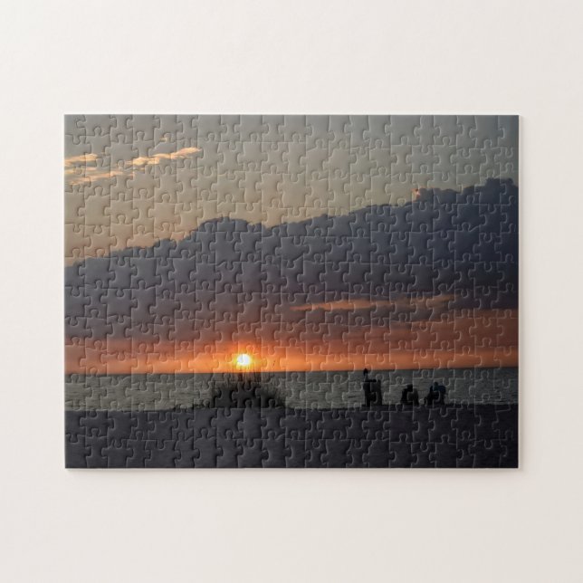Puzzle Puesta del sol de la Costa del Golfo - (Horizontal)
