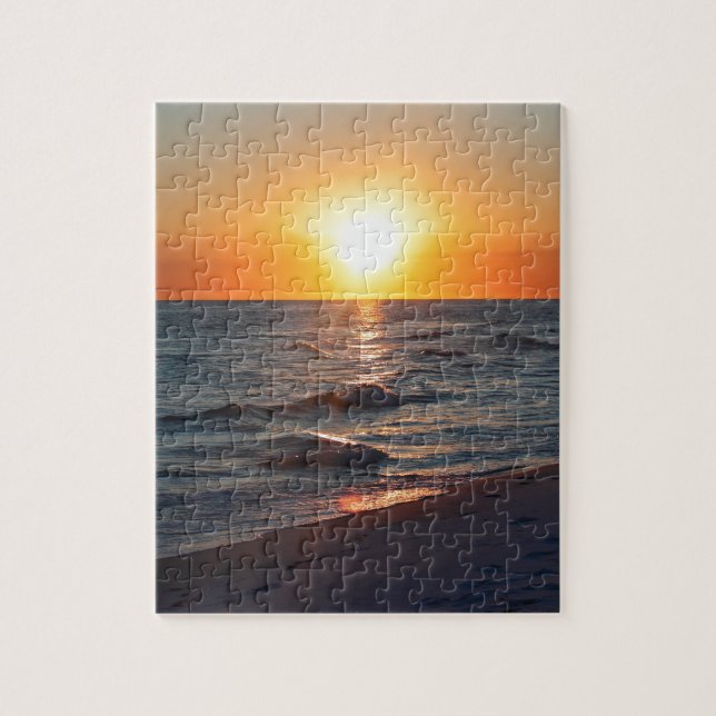 Puzzle Puesta del sol de la Costa del Golfo de la Florida (Vertical)