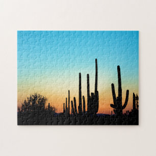 Puzzle Puesta del sol del Saguaro