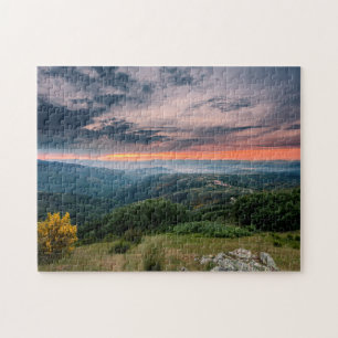 Puzzle Puesta del sol en el Bierzo