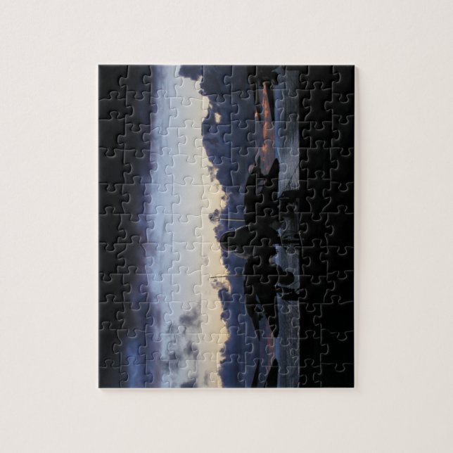 Puzzle Puesta del sol F-14 (Vertical)