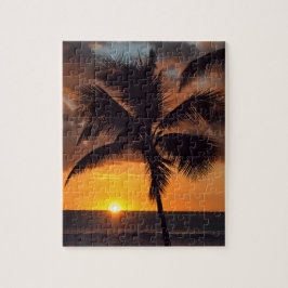 Puzzle Puesta del sol hawaiana - 8x10 - PC 110