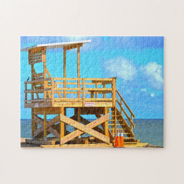 Puzzle Puesto de Salvavidas Florida. (Horizontal)