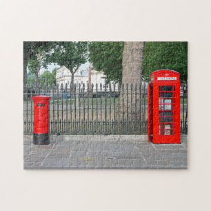 Puzzle Puesto de teléfono y buzón de correo de Londres