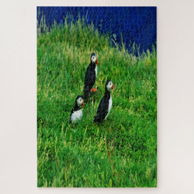 Puzzle Puffins (Vertical)