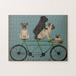 Puzzle Pug Tandem<br><div class="desc">Tándem Pug de Fabfunky. Dispone de jarras que conducen una bicicleta en un estilo caprichoso y de vapor. | 192044D</div>