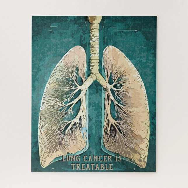 Puzzle Pulmones humanos (Vertical)