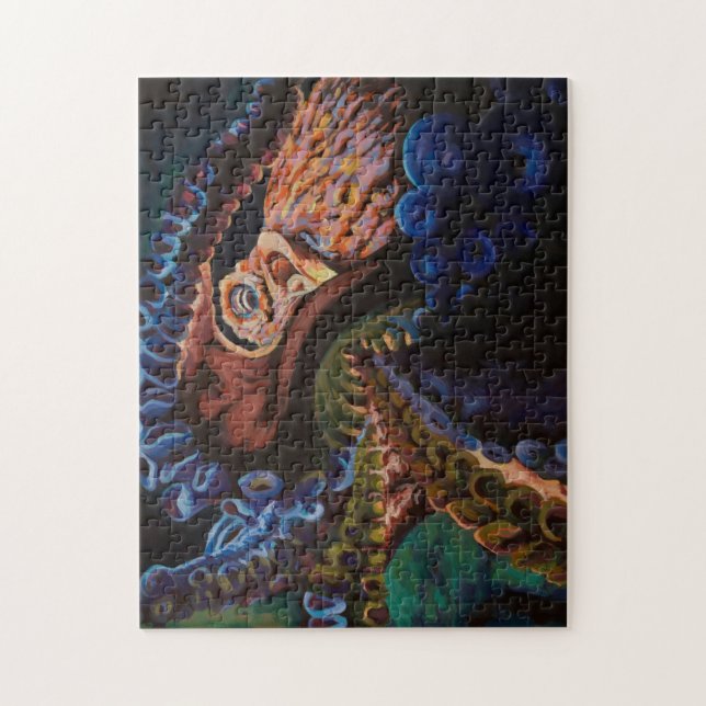 Puzzle Pulpo pacífico gigante (Vertical)