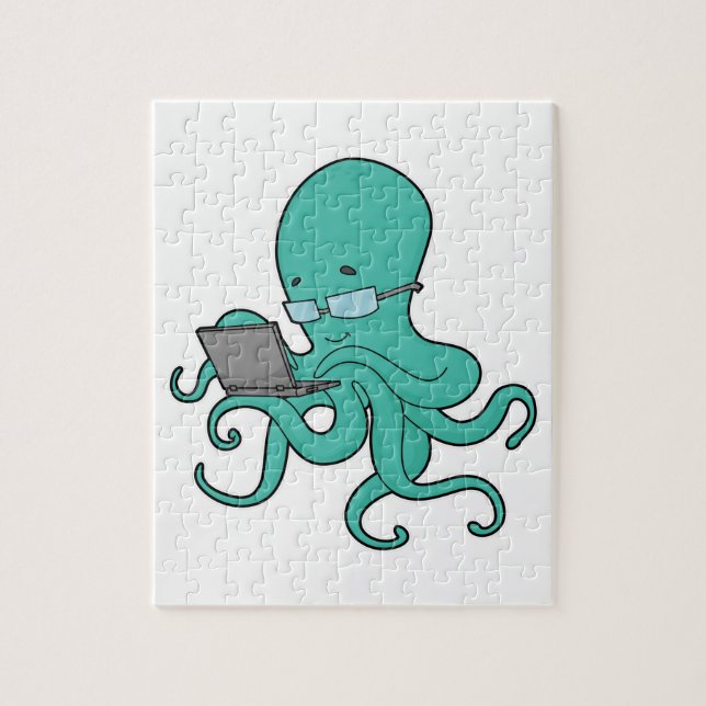 Puzzle Pulpo Portátil (Vertical)