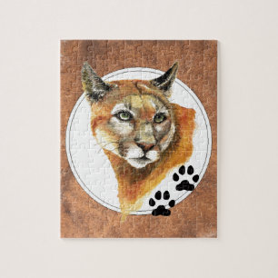 Puzzle Puma, león de montaña, puma, colección de la