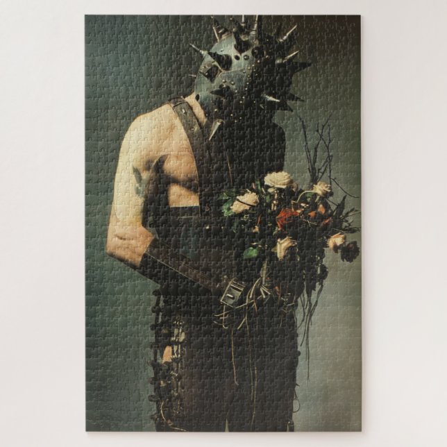 Puzzle Punk gótico Rock Romeo Con Rosas (Vertical)