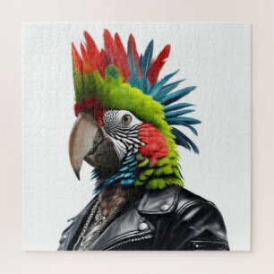 Puzzle Punk Parrot