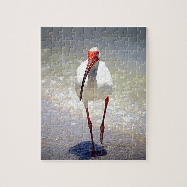 Puzzle Puntal blanco de Ibis (Vertical)