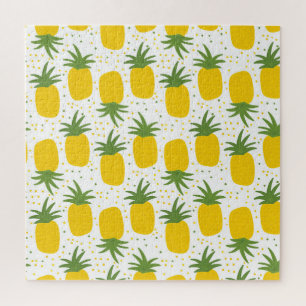 Puzzle Puntos de piña: diseño de frutas de verano