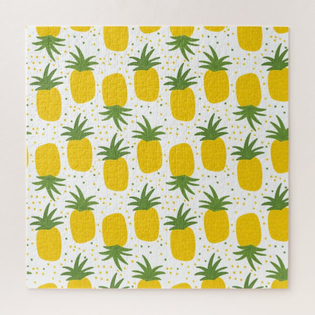 Puzzle Puntos de piña: diseño de frutas de verano (Vertical)